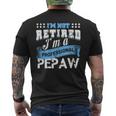 Retired Pepaw FunnyGrandpa Pepaw Retirement Gifts Gift For Mens Mens Back Print T-shirt