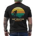 Retro East Wenatchee Washington Big Foot Souvenir V2 Men's T-shirt Back Print