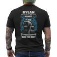 Rylan Name Gift Rylan And A Mad Man In Him V2 Mens Back Print T-shirt