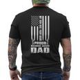 Mens My Son Has Your Back Proud National Guard Dad Army Dad Men's T-shirt Back Print