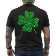 Sparkle Clover Shamrock Irish For St Patricks & Pattys Day Men's T-shirt Back Print