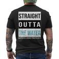 Straight Outta The Water Baptism 2023 Baptized Highly Prized Men's Back Print T-shirt