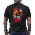 Taiwan Air Force Patch With Taiwan Flag Men's Crewneck Short Sleeve Back Print T-shirt