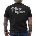 The Dogfather Maltese Dog Dad Fathers Day Mens Back Print T-shirt