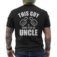 This Guy Is Going To Be An Uncle Pregnancy Announcement Gift For Mens Mens Back Print T-shirt