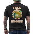 Tree Hugger Retro Nature Environmental Earth Day Men's Back Print T-shirt