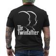 Mens The Twinfather Father Of Twins Dad Men's T-shirt Back Print