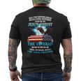 Only Two Defining Forces Have Ever Offered Jesus Christ Men's Back Print T-shirt