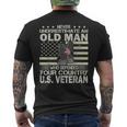 Us Veteran Veterans Day Us Patriot V4 Men's T-shirt Back Print