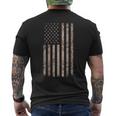 Usa Camouflage Flag For Men Fathers Day Gift Camo Flag Mens Back Print T-shirt