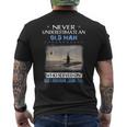 Uss Louisiana Ssbn-743 Submarine Veterans Day Father Day Men's T-shirt Back Print