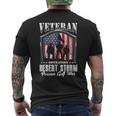 Veteran Operation Desert Storm Persian Gulf War Men's T-shirt Back Print