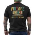 Vintage 1993 Made In 1993 30Th Birthday 30 Years Old Gifts Men's Crewneck Short Sleeve Back Print T-shirt