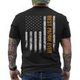 Vintage Best Papaw Ever American Flag Men's Back Print T-shirt