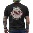 Mens Vintage Dads Bbq Chilling And Grilling Fathers Day Men's T-shirt Back Print
