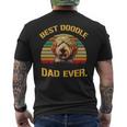 Vintage Goldendoodle Dad Best Doodle Dad Ever V2 Men's T-shirt Back Print