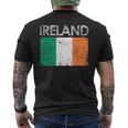 Vintage Ireland Irish Flag Pride Men's T-shirt Back Print
