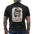 Vintage Messy Bun We The People Are Pissed Off Men's T-shirt Back Print