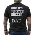 Worlds Best Soccer Dad Men's Back Print T-shirt