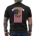 Ww2 Battleship Uss North Carolina Bb-55 Warship Veteran Dad Men's T-shirt Back Print