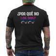 ¿Por Qué No Los Dos Why Not Both Funny Bisexual Pride Lgbtq Mens Back Print T-shirt