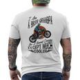 I Am A Biker GrandpaFor Grandpas Motorbikes Men's Back Print T-shirt