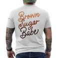 Brown Sugar Babe Proud Woman Black Melanin Pride Men's Back Print T-shirt