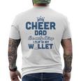 Cheer Dad - The Only Thing I Flip Is My WalletMen's T-shirt Back Print