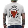 Ghost Hunting Club BaseballMen's Back Print T-shirt