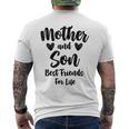 Mother And Son Best Friends For Life Mom Men's Back Print T-shirt