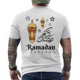 Ramadan Kareem Fasting For Muslim Islamic Idea Men's Back Print T-shirt