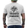 Throckmorton Blood Runs Through My Veins V2 Men's T-shirt Back Print