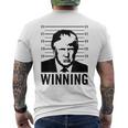 Trump Hot Winning 2024 45 47 Re-Elect President Men's Back Print T-shirt