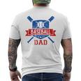 Vintage Baseball Dad Men's T-shirt Back Print