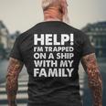 Funny Family Cruise  Matching Vacation  Cruising  Men's Crewneck Short Sleeve Back Print T-shirt