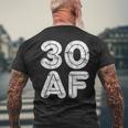 30 Af 30Th Birthday Shirt V2 Men's Back Print T-shirt Gifts for Old Men