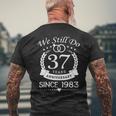 We Still Do 37 Years Since 1983 - 37Th Wedding Anniversary Men's T-shirt Back Print Gifts for Old Men