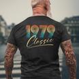 40Th Birthday 1979 Classic Men's Back Print T-shirt Gifts for Old Men