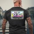 80S Paint Splash Cassette Tape Vintage Mix Tape Men's Back Print T-shirt Gifts for Old Men