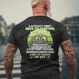 I Actually Dont Need To Control My Anger Men's Back Print T-shirt Gifts for Old Men