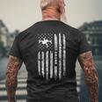 American Flag Drone Clothing - Drone Pilot Vintage Drone Men's Back Print T-shirt Gifts for Old Men