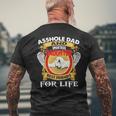 Asshole Dad And Smartass Daughter Best Friend For Life Men's Back Print T-shirt Gifts for Old Men