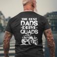 Atv Dad The Best Dads Drive Quads Fathers Day Men's Back Print T-shirt Gifts for Old Men