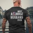 Best Asshole Husband Ever For Dad Men's Back Print T-shirt Gifts for Old Men