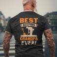 Best Beeping Grandpa Ever Metal Detecting Funny Gift Gift For Mens Mens Back Print T-shirt Gifts for Old Men