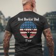 Best Buckin Dad Ever Deer Hunter Cool Hunting Men's Back Print T-shirt Gifts for Old Men