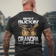 Best Buckin Grandpa Ever Deer Hunting Bucking Father V2 Men's T-shirt Back Print Gifts for Old Men