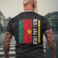 Best Cameroonian Dad Ever Cameroon Daddy Fathers Day Men's Back Print T-shirt Gifts for Old Men