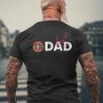 Best Dad Fire Fighter Volunr Father Days Men's T-shirt Back Print Gifts for Old Men