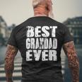 Best Grandad Ever Papa Dad Fathers Day Men's Back Print T-shirt Gifts for Old Men